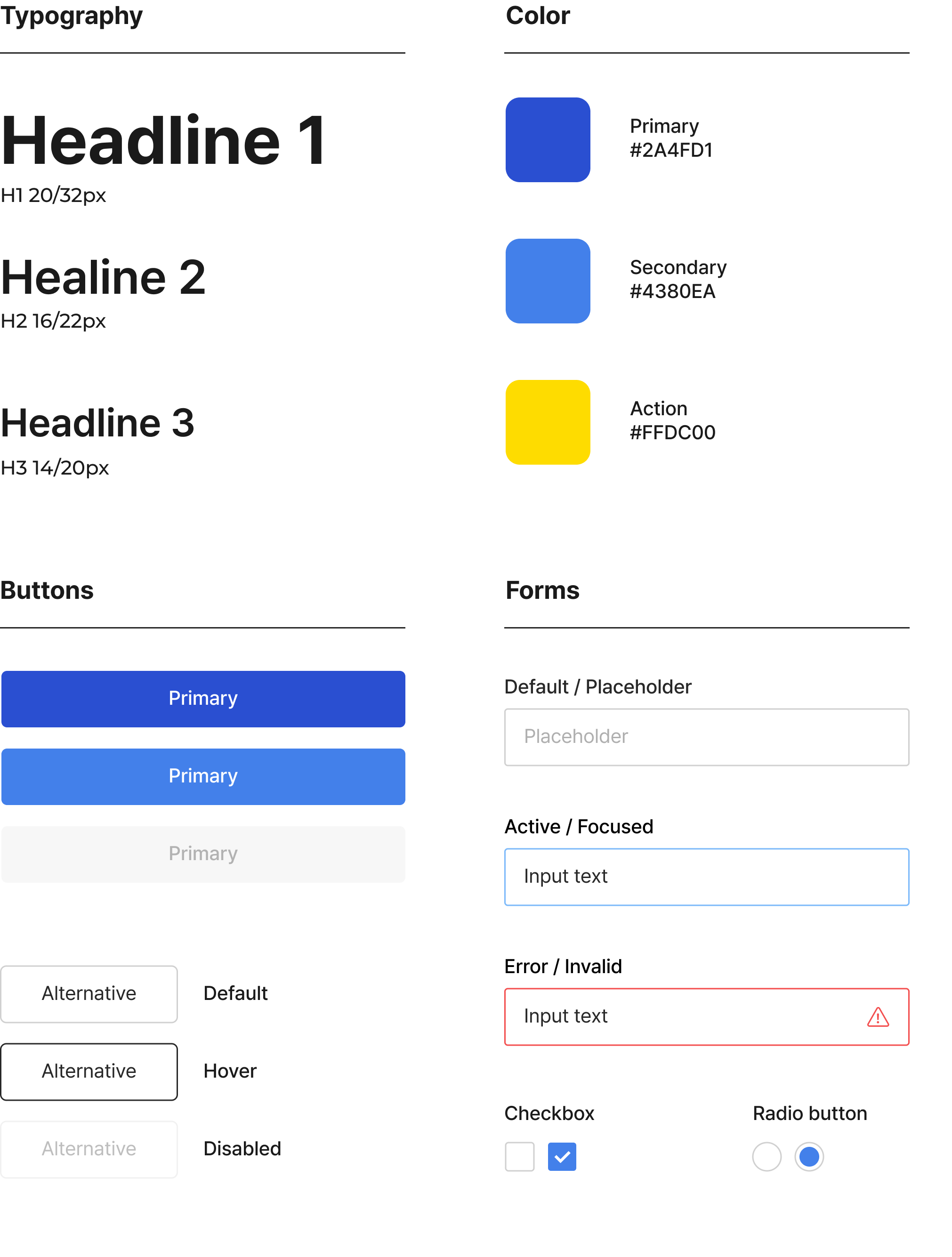 Snapcash Design System Mobile Part 1